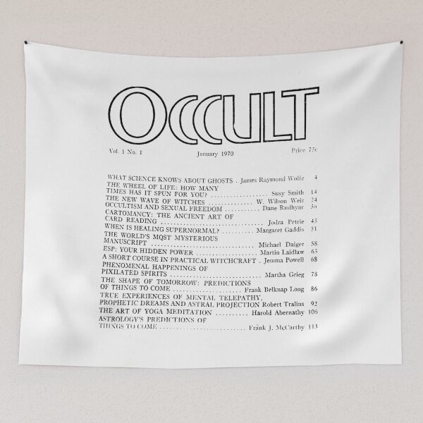 Item preview, Vintage 70s Occult Halloween Witch Gothic Esoteric Magazine Art designed and sold by grunge-spiral.