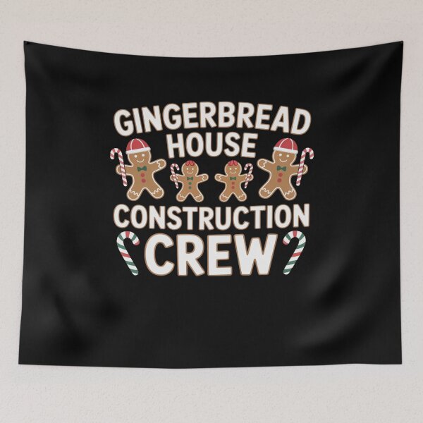 Item preview, Gingerbread House Construction Crew designed and sold by Mateusz Majcherek.