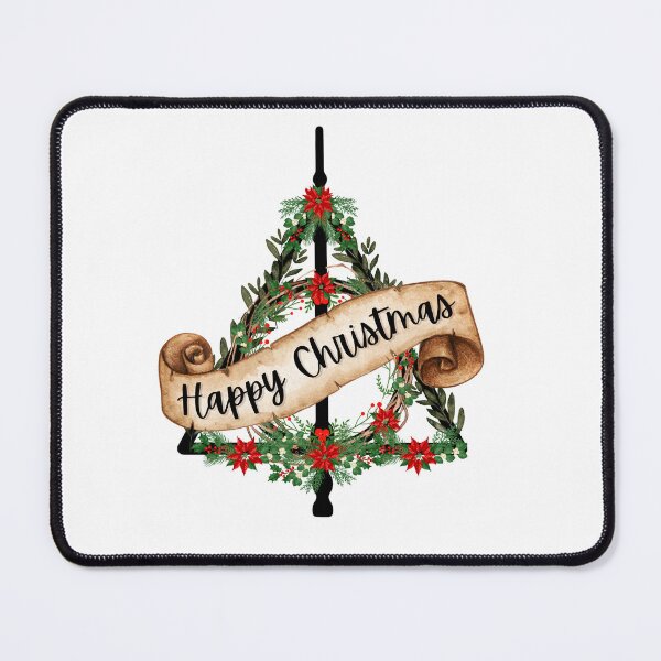Item preview, Happy Christmas Triangle Wreath designed and sold by Tessa  Fielding.