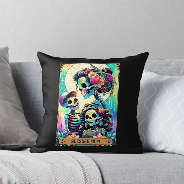 Item preview, The Blessed Mom Tarot Skeleton Card Apparel & Home Decor designed and sold by Compass and a Camera.