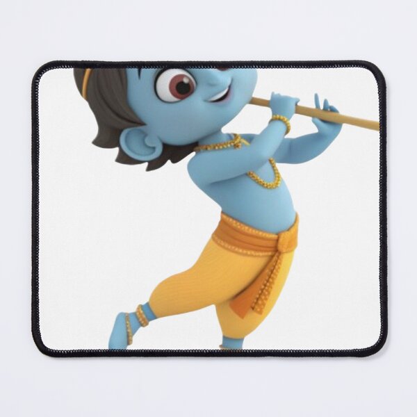 Item preview, Baby Krishna Playing the Flute  designed and sold by PranaProjectDesigns.