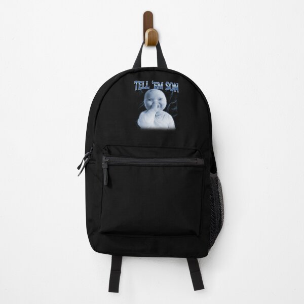 Item preview, Tell 'Em Son AI Niche Motion Baby Holding Laugh Genz Tuff Meme designed and sold by elderberry.