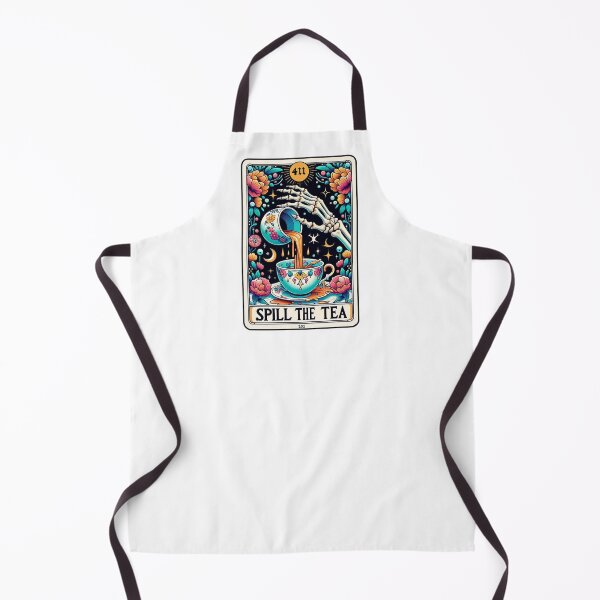 Item preview, Spill the Tea Tarot Card Apparel & Home Decor designed and sold by Compass and a Camera.