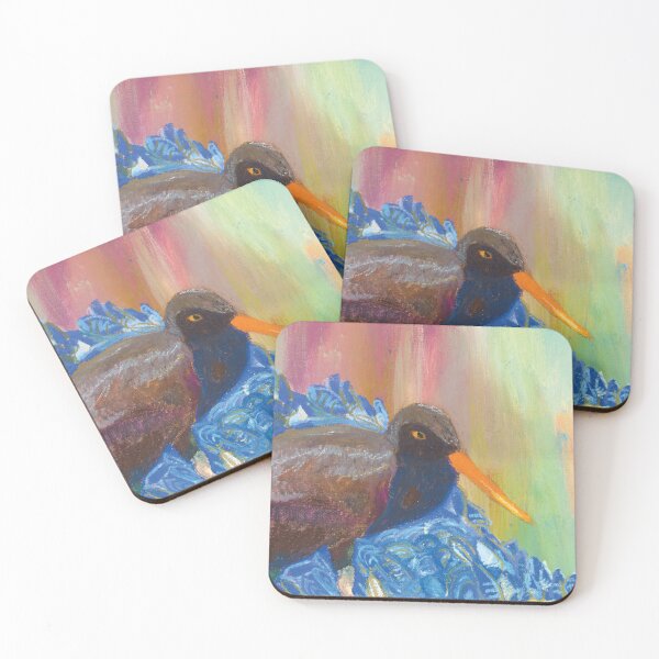 Item preview, Black Oystercatcher With Mussels designed and sold by Gmakes.