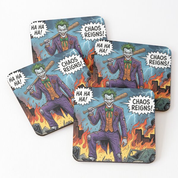 Item preview, Chaos Clown Prince – Comic Style Anarchy Artwork designed and sold by Thogan0416.