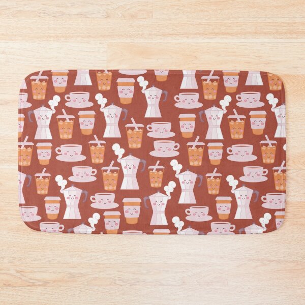 Item preview, cute coffee pattern designed and sold by winterpumpkin.