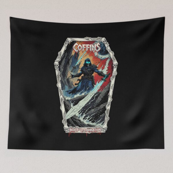Item preview, Blade of Damnation - Fantasy Skeleton Warrior designed and sold by CoffinsArt.