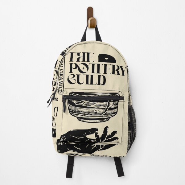Item preview, The Pottery Guild Hand Holding Clay Bowl Linocut designed and sold by Vano-.