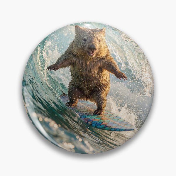 Item preview, Surfin' Wombat designed and sold by Tridentulus.