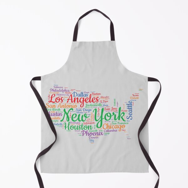 Item preview, USA City Map Typography – Vibrant Urban Word Art designed and sold by mashmosh.