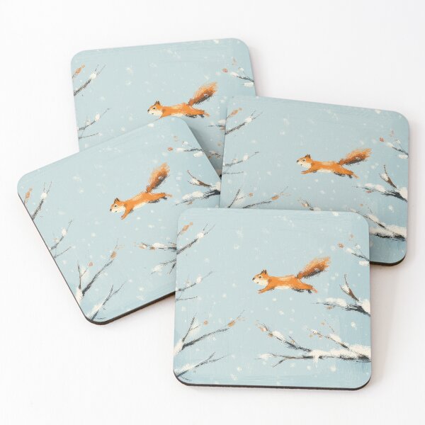Item preview, Winter Leap of the Little Squirrel designed and sold by Dusk Atelier.