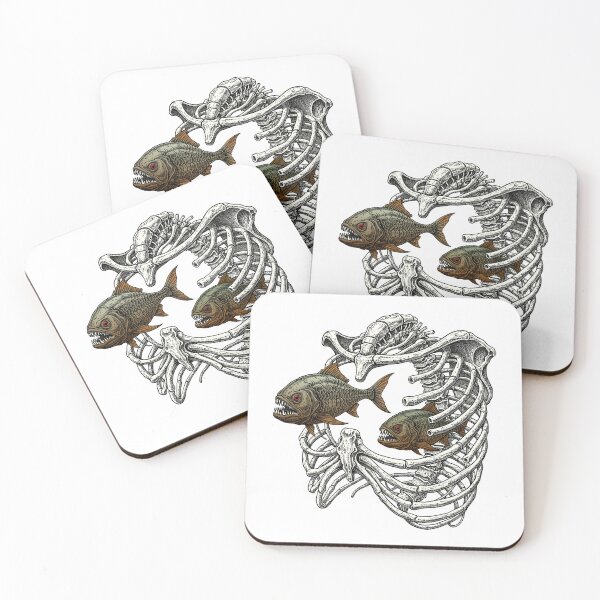 Item preview, Piranhas made of ribs designed and sold by krabbaraban.