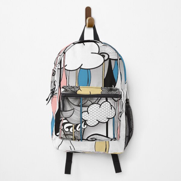 Item preview, Zentangle Rain Clouds Illustration designed and sold by assetflipped.