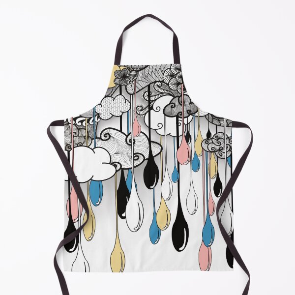Item preview, Zentangle Rain Clouds Illustration designed and sold by assetflipped.