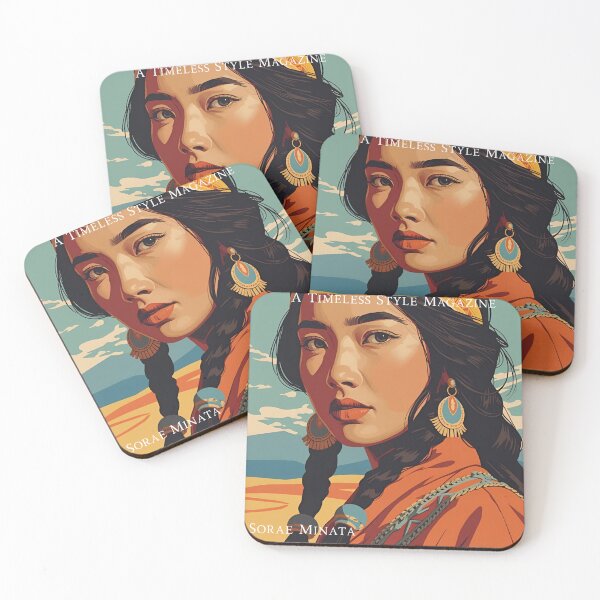 Item preview, Vintage City Magazine Cover - Vintage Female Native designed and sold by Vintage City.