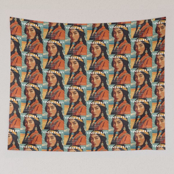 Item preview, Vintage City Magazine Cover - Vintage Female Native designed and sold by Vintage City.