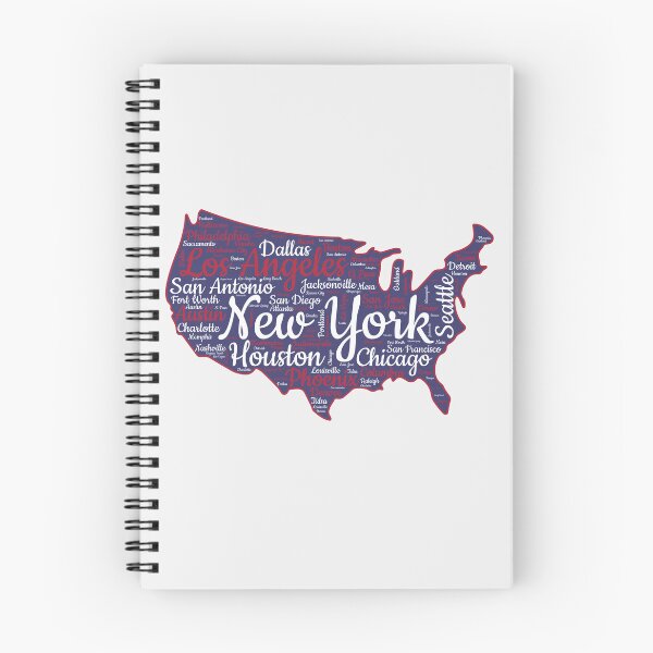Item preview, USA City Map Typography – Bold Urban Design designed and sold by mashmosh.