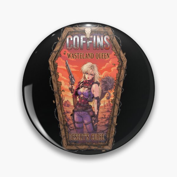 Item preview, Desert's Curse - Post Apocalyptic Cowgirl designed and sold by CoffinsArt.