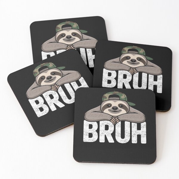 Item preview, Funny Sloth Bruh Meme Graphic Design designed and sold by FreshVibe Prints.