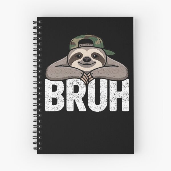 Item preview, Funny Sloth Bruh Meme Graphic Design designed and sold by FreshVibe Prints.