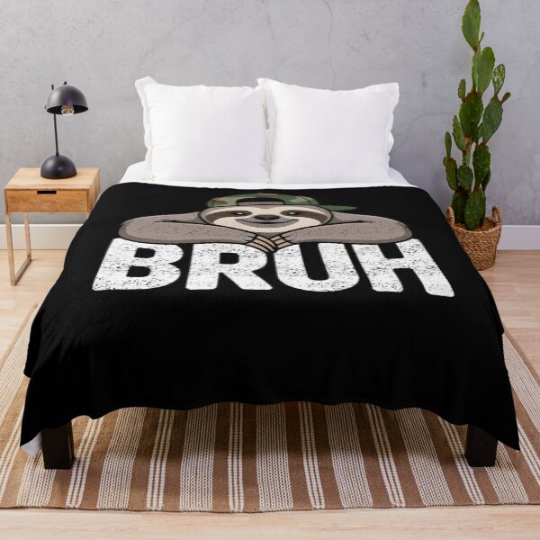 Item preview, Funny Sloth Bruh Meme Graphic Design designed and sold by FreshVibe Prints.