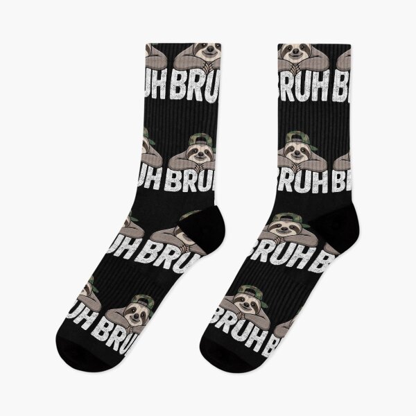 Item preview, Funny Sloth Bruh Meme Graphic Design designed and sold by FreshVibe Prints.