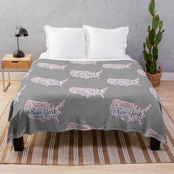 Item preview, USA City Map Typography – Bold Urban Art designed and sold by mashmosh.