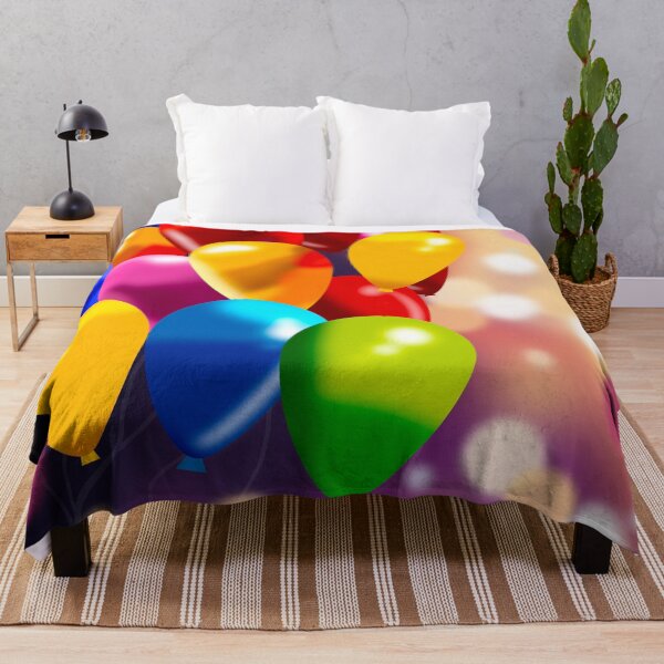 Item preview, Colourful Balloons on Bokeh Background designed and sold by Andrew Hitchen.