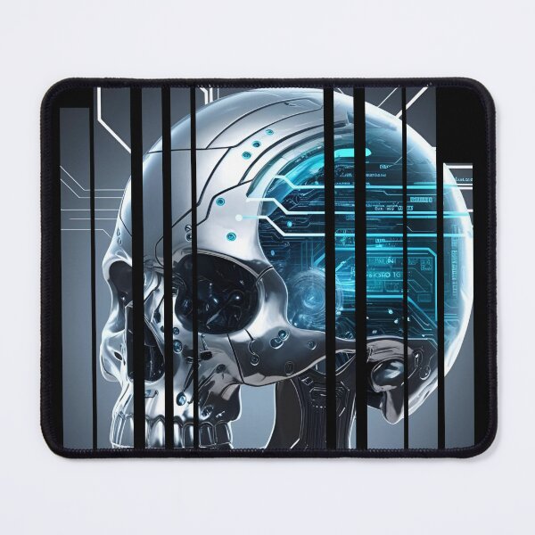 Item preview, Cybernetic skull with data streams 3 designed and sold by Neon G.