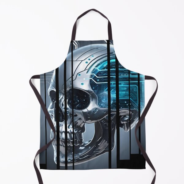 Item preview, Cybernetic skull with data streams 3 designed and sold by Neon G.