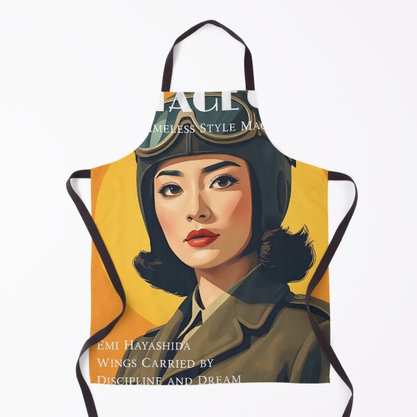 Item preview, Vintage City Magazine Cover - Vintage Female Japan Aviator designed and sold by Vintage City.
