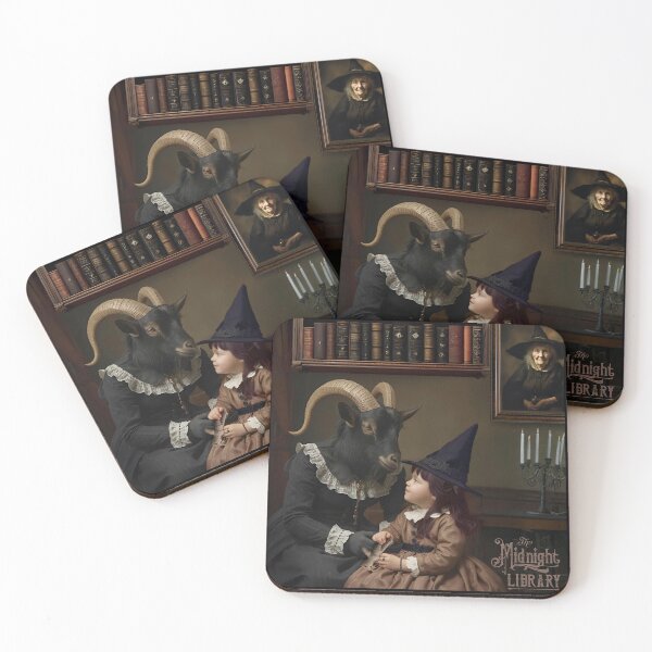 Artikelvorschau, Little Miranda & Nanny Goat (Midnight Library Original) entworfen und verkauft von The Midnight Market.