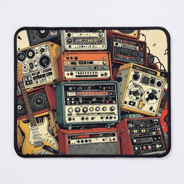 Item preview, A Heap of Music Gear (no text) designed and sold by Mantramontics.