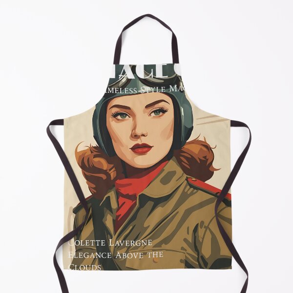 Item preview, Vintage City Magazine Cover - Vintage Female France Aviator designed and sold by Vintage City.