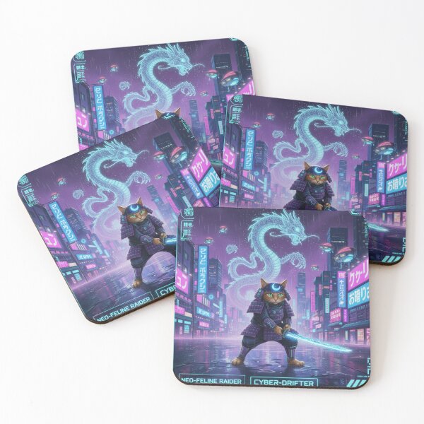 Item preview, cyber cat designed and sold by CatLadystore.
