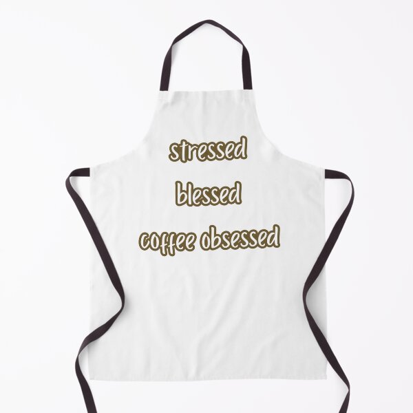 Item preview, stressed, blessed, coffee obsessed designed and sold by ChromaticBoutiq.