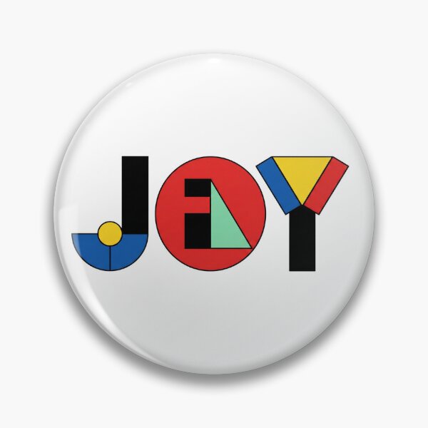 Item preview, JOY – Colorful Geometric Typography Christmas Design designed and sold by StudioWenti.