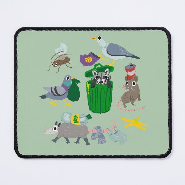 Item preview, Trash animals cleaning up designed and sold by Drawirm.