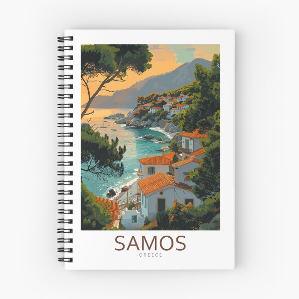 Item preview, Samos Greece - Travel Art designed and sold by Marciolini.