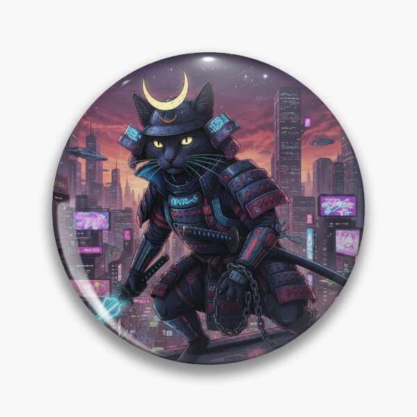 Item preview, cyber cat  designed and sold by CatLadystore.