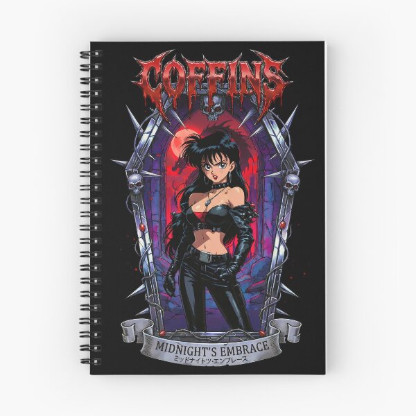 Item preview, Midnight's Embrace - 90s Anime Vampire designed and sold by CoffinsArt.