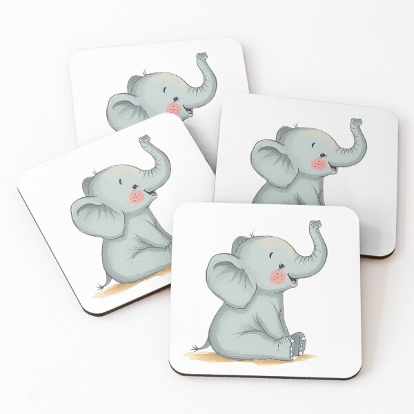 Item preview, Cute Baby Elephant designed and sold by HoneyBreezeCo.