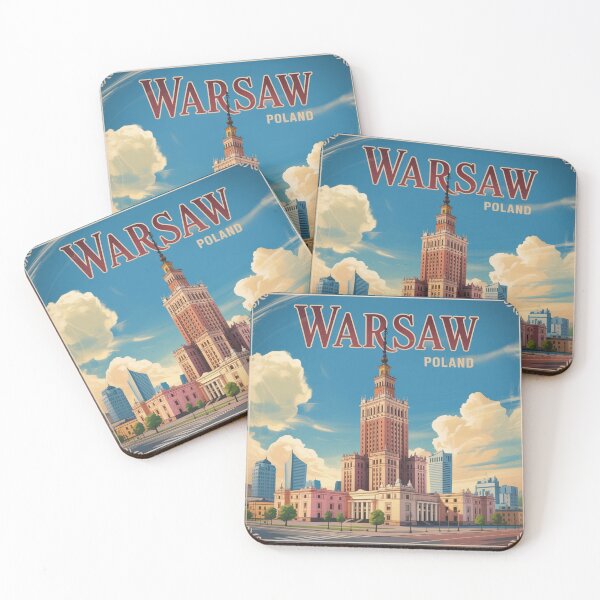 Item preview, Warsaw City View designed and sold by NicolasGlowArt.