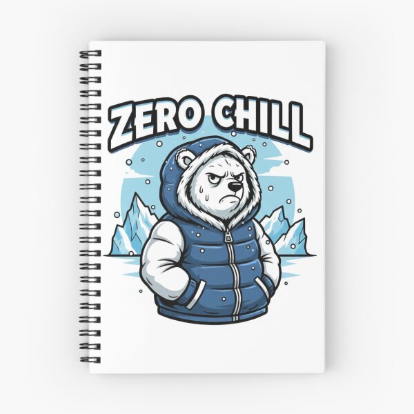 Item preview, Zero Chill Polar Bear – Cool Angry Bear Winter Illustration designed and sold by ZYNORAworld.