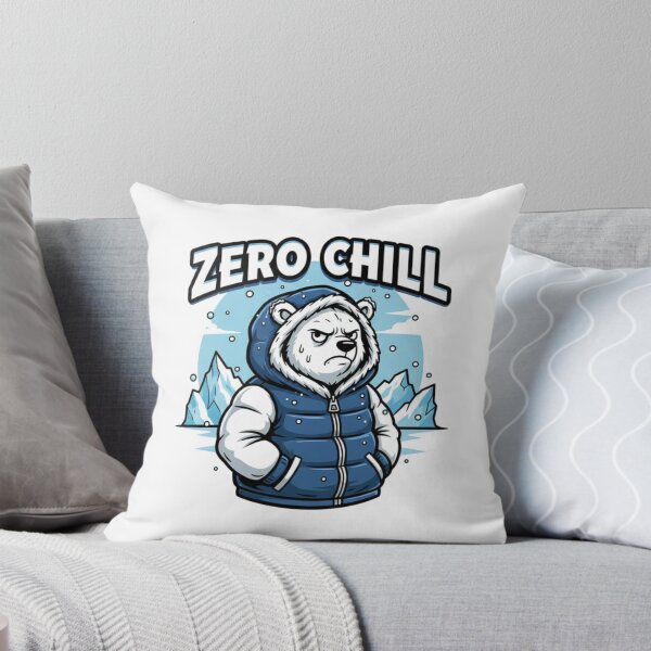 Item preview, Zero Chill Polar Bear – Cool Angry Bear Winter Illustration designed and sold by ZYNORAworld.