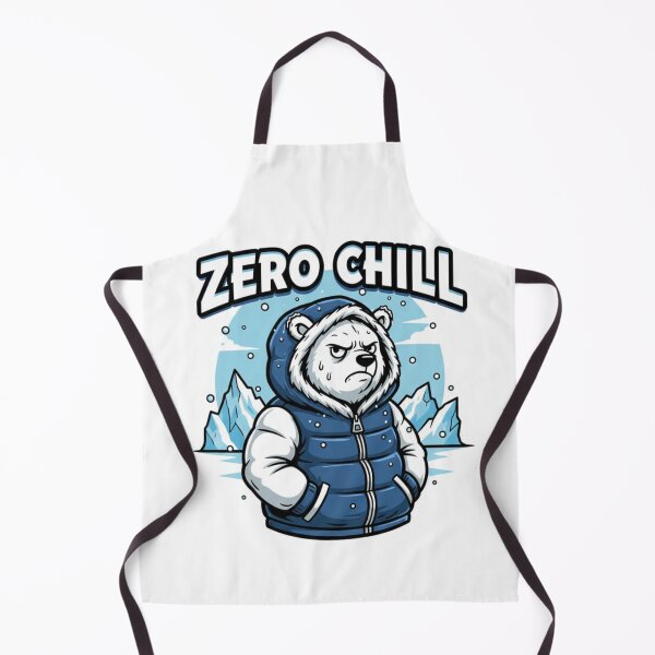 Item preview, Zero Chill Polar Bear – Cool Angry Bear Winter Illustration designed and sold by ZYNORAworld.