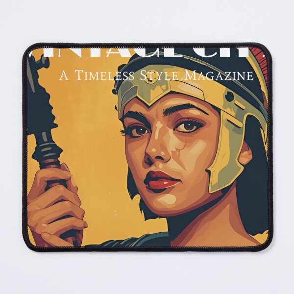 Item preview, Vintage City Magazine Cover - Vintage Female Soldier Roman Empire designed and sold by Vintage City.