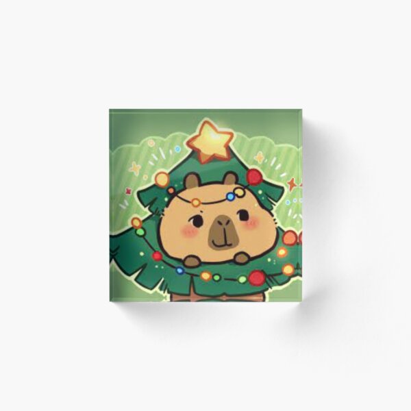 Item preview, “Capibara Christmas Vibes – Cute Holiday Spirit” 3 designed and sold by ArteVirtual28.