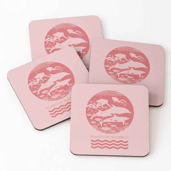 Item preview, Divers and Dolphins - Chestnut Rose designed and sold by mzrn-souvenirs.