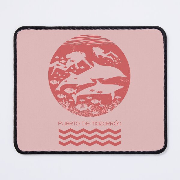 Item preview, Divers and Dolphins - Chestnut Rose designed and sold by mzrn-souvenirs.